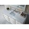 James Martin Vanities Bristol 60in Single Vanity, Bright White w/ 3 CM Arctic Fall Solid Surface Top 157-V60S-BW-3AF - alternate 7